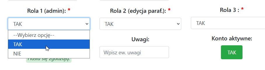 Przełączniki z rolami